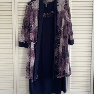 Two piece dress with jacket